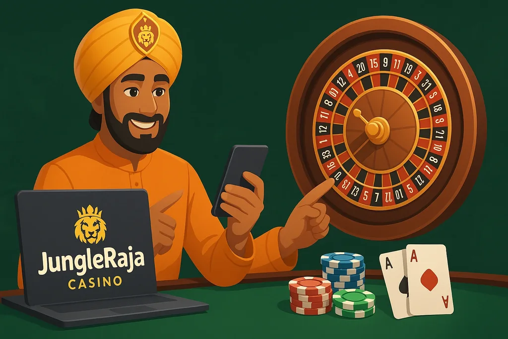 JungleRaja Casino India how to play steps