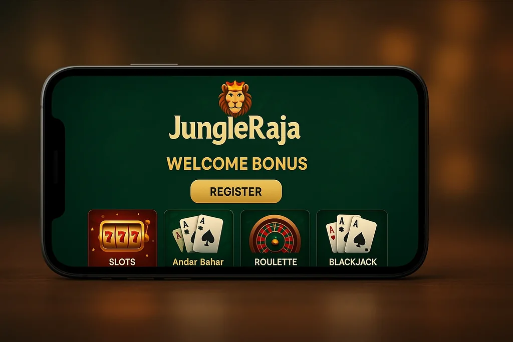JungleRaja mobile casino site for Indian players
